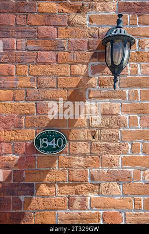 Architektonische Details aus Niagara on the Lake in Ontario, Kanada Stockfoto