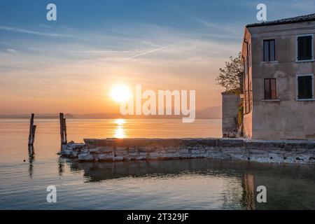 Locanda San Vigilio am Lago di Gards in Veneto, Italien Stockfoto