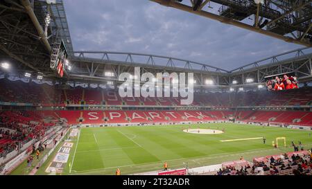 Spanien - Madrid, 15. Mai 2022: Zuschauer sehen das Spiel im Stadion. Aktion. Profi-Fußballspiel, Sportkonzept. Stockfoto