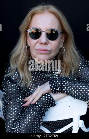 Cecilia Roth posiert während der Promotion des 71. San Sebastian International Film Festivals im Maria Cristina Hotel in Donostia/San Sebastian. (Foto: Nacho Lopez/SOPA Images/SIPA USA) Credit: SIPA USA/Alamy Live News Stockfoto