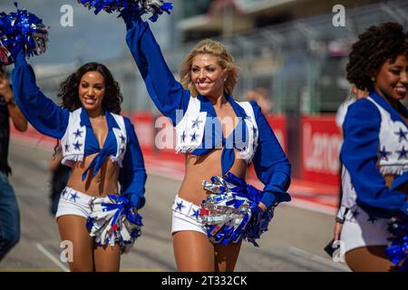 Austin, Texas, USA. Oktober 2023. Während des Sonntagsrennens der FORMEL 1 LENOVO UNITED STATES GRAND PRIX 2023 - 19. Oktober bis 22. Oktober 2023 Circuit of Americas, Austin, Texas, USA (Foto: © Alessio de Marco/ZUMA Press Wire) NUR REDAKTIONELLE VERWENDUNG! Nicht für kommerzielle ZWECKE! Stockfoto