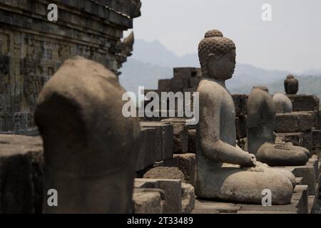 Eine mythische Tour nach Yogyakarta, Indonesien Stockfoto