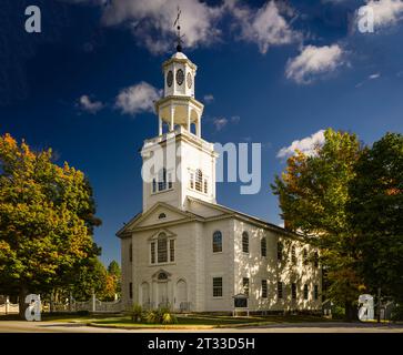 Erste Gemeindekirche von Bennington Bennington, Vermont, USA Stockfoto