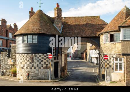 Das Barbican Toll House, Sandwich, Kent, England Stockfoto