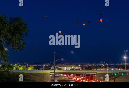 International Hot Air Balloon Fiesta in Albuquerque, New Mexico. Stockfoto