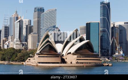 Sydney, Australien. Oktober 2023. Die Abbildung zeigt das Opernhaus von Sydney, aufgenommen während der belgischen Wirtschaftsmission im Commonwealth von Australien, am Montag, den 23. Oktober 2023 in Sydney. Eine belgische Delegation befindet sich vom 19. Bis 28. Oktober 2023 auf einer zehntägigen Wirtschaftsmission in Australien. BELGA FOTO BENOIT DOPPAGNE Credit: Belga News Agency/Alamy Live News Stockfoto