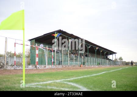 Frauenfußball: Rumänien 3. Liga Spiel zwischen Prahova CSU Ploiesti und FC Petrolul Ploiesti , Stadion Metalul Filipestii de Padure , 22.10.2023 Stockfoto