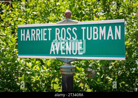 Der Harriett Tubman National Historical Park in Auburn New York Stockfoto