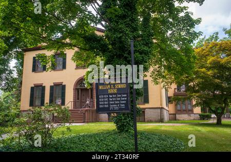 Das Seward House Museum, ein Museum in Auburn, New York Stockfoto