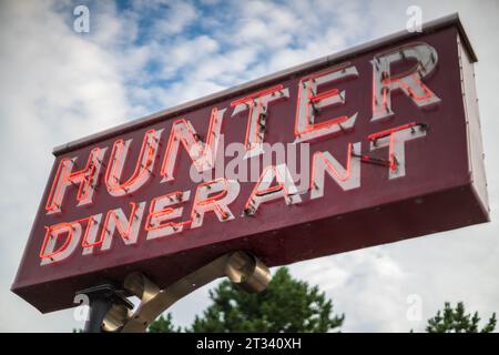 The Hunter's Dinerant in Auburn, NY Stockfoto