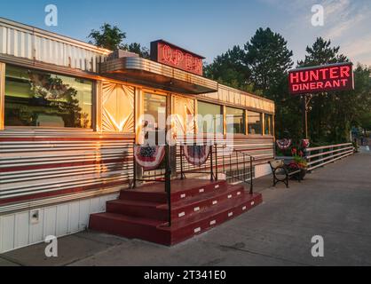 The Hunter's Dinerant in Auburn, NY Stockfoto