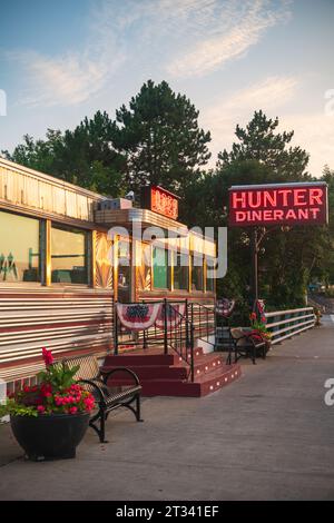 The Hunter's Dinerant in Auburn, NY Stockfoto