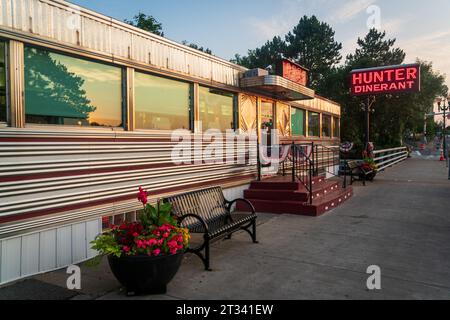 The Hunter's Dinerant in Auburn, NY Stockfoto