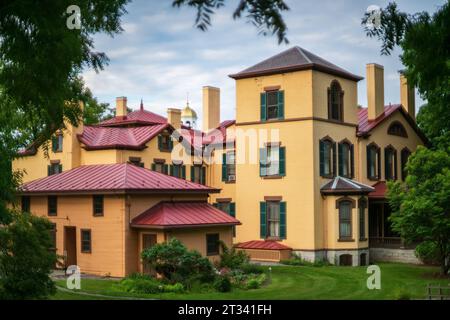Das Seward House Museum, ein Museum in Auburn, New York Stockfoto