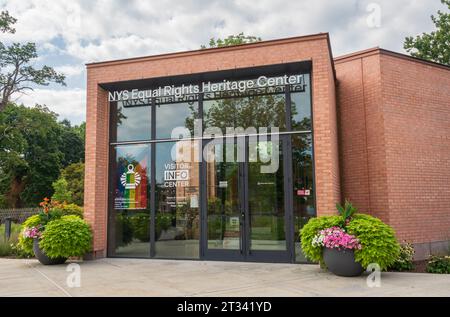 Das NYS Equal Rights Heritage Center & Auburn NY Visitor Center Stockfoto