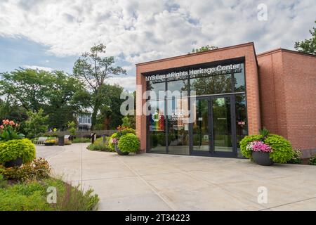 Das NYS Equal Rights Heritage Center & Auburn NY Visitor Center Stockfoto