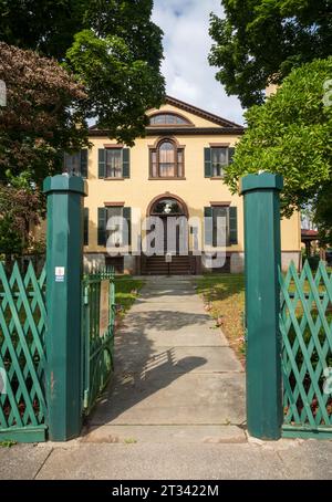 Das Seward House Museum, ein Museum in Auburn, New York Stockfoto