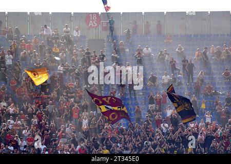 Rom, Latium. Oktober 2023. Roma-Fans beim Spiel der Serie A zwischen Roma und Monza im Olympiastadion, Italien, 26. Oktober 2023. Quelle: massimo insabato/Alamy Live News Stockfoto