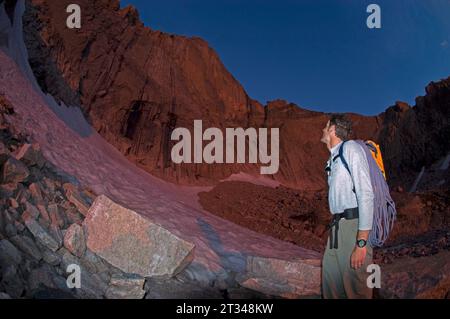 Kiener's Route, Long's Peak, Rocky Mountain National Park, Colorado Stockfoto