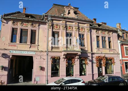 La Cuptor Restaurant, Strada 9 Mai, Sibiu, Sibiu County, Transsilvanien, Rumänien, Europa Stockfoto