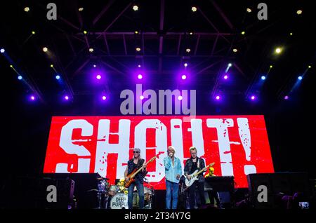 Deep Purple Auftritt beim Rockwave Festival in Athen (TerraVibe Park) / Griechenland, Juli 2023 Stockfoto