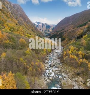 Buer-Tal, Eingang zum Folgefonna-Gletscher in der Nähe von Odda in Hardanger Stockfoto