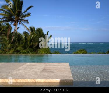 Pool. Ferienhaus Tulum - Casa Uh K aay, Tulum, Mexiko. Architekt: Gantous Arquitectos, 2023. Stockfoto