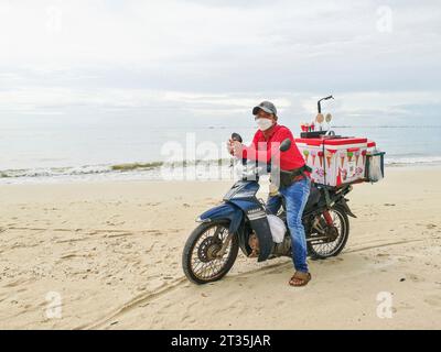 Kambodscha, Sihanoukville, lokaler Strand Stockfoto