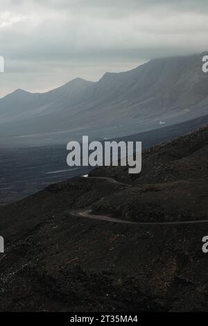 Vulkangebirge auf Fuerteventura Stockfoto