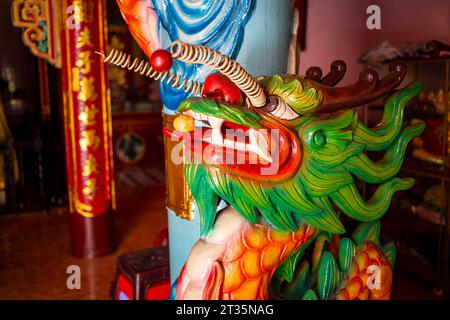Hà Tiên, Vietnam. August 2014. Quan Thanh Mieu-Pagode in Hà Tiên, Provinz Kiên Giang im Mekong-Delta in Südvietnam. Stockfoto