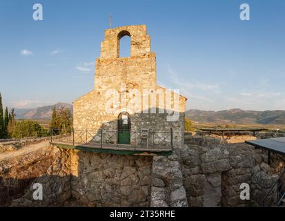Griechenland, Epirus, Kirche des Heiligen Johannes in Nekromanteion von Acheron Stockfoto