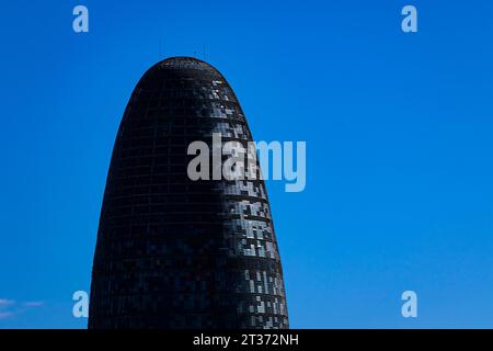 Barcelona, 30. April 2018. Agbar Tower Gebäude in Barcelona © ABEL F. ROS/Alamy Stockfoto