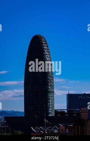 Barcelona, 30. April 2018. Agbar Tower Gebäude in Barcelona © ABEL F. ROS/Alamy Stockfoto