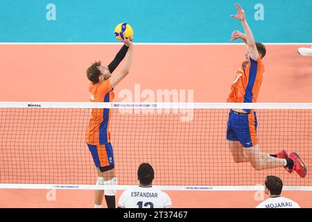 Wessel Keemink, Michael Parkinson (Niederlande). Volleyball-Weltmeisterschaft 2022. Stockfoto