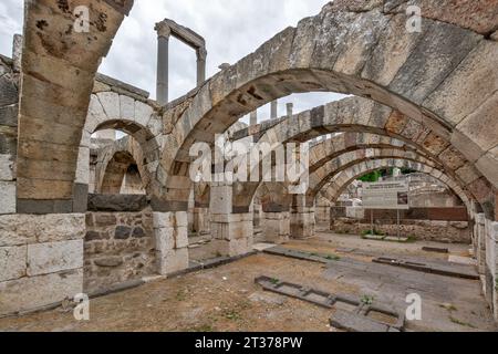 Agora von Smyrna, Agora von Izmir, Ägäische Region der Türkei Stockfoto