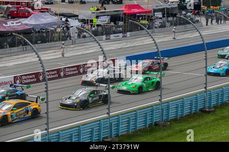 Watkins Glen Hypercars und GT Auto Racing Stockfoto