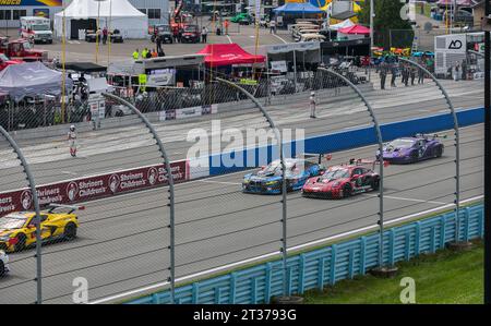 Watkins Glen Hypercars und GT Auto Racing Stockfoto