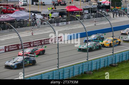 Watkins Glen Hypercars und GT Auto Racing Stockfoto