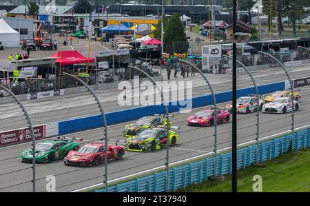 Watkins Glen Hypercars und GT Auto Racing Stockfoto