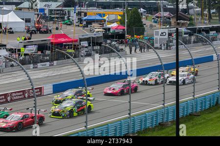 Watkins Glen Hypercars und GT Auto Racing Stockfoto