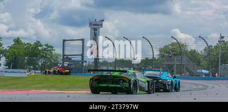 Watkins Glen Hypercars und GT Auto Racing Stockfoto