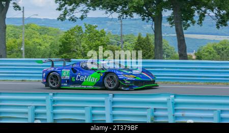 Watkins Glen Hypercars und GT Auto Racing Stockfoto