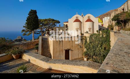 Inneres, Kapelle, Preveli, Orthodoxes Kloster, Südküste, Provinz Rethimnon, Kreta, Griechenland Stockfoto