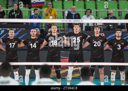 Deutsche Volleyballnationalmannschaft. Volleyball-Weltmeisterschaft 2022 Stockfoto