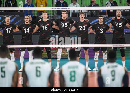 Deutsche Volleyballnationalmannschaft. Volleyball-Weltmeisterschaft 2022 Stockfoto