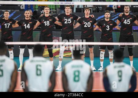 Deutsche Volleyballnationalmannschaft. Volleyball-Weltmeisterschaft 2022 Stockfoto