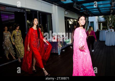 Lumiere Runway Fashion Show - BTS 10-21-23 Stockfoto