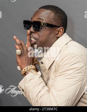 New York, USA. Oktober 2023. Bobby Shmurda besucht Gabrielle's Angel Foundation veranstaltet Angel Ball in der Cipriani Wall Street in New York am 23. Oktober 2023. (Foto: Lev Radin/SIPA USA) Credit: SIPA USA/Alamy Live News Stockfoto