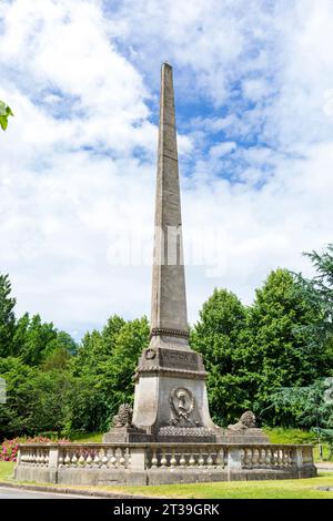 Princess Victoria Obelisk/Säule im Royal Victoria Park, Bath, Somerset, England. Stockfoto