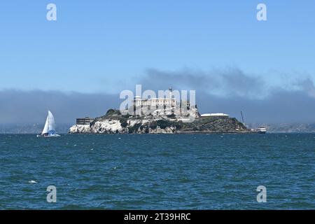 Alcatraz Island und Prision in San Francisco, USA. Stockfoto